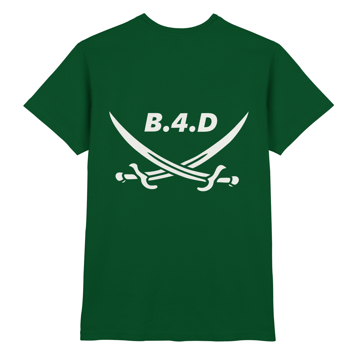B.4.D Premium T-Shirt – mit Backprint