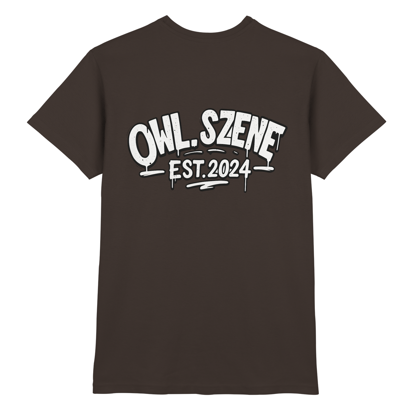 OWL SZENE Premium T-Shirt – mit Backprint