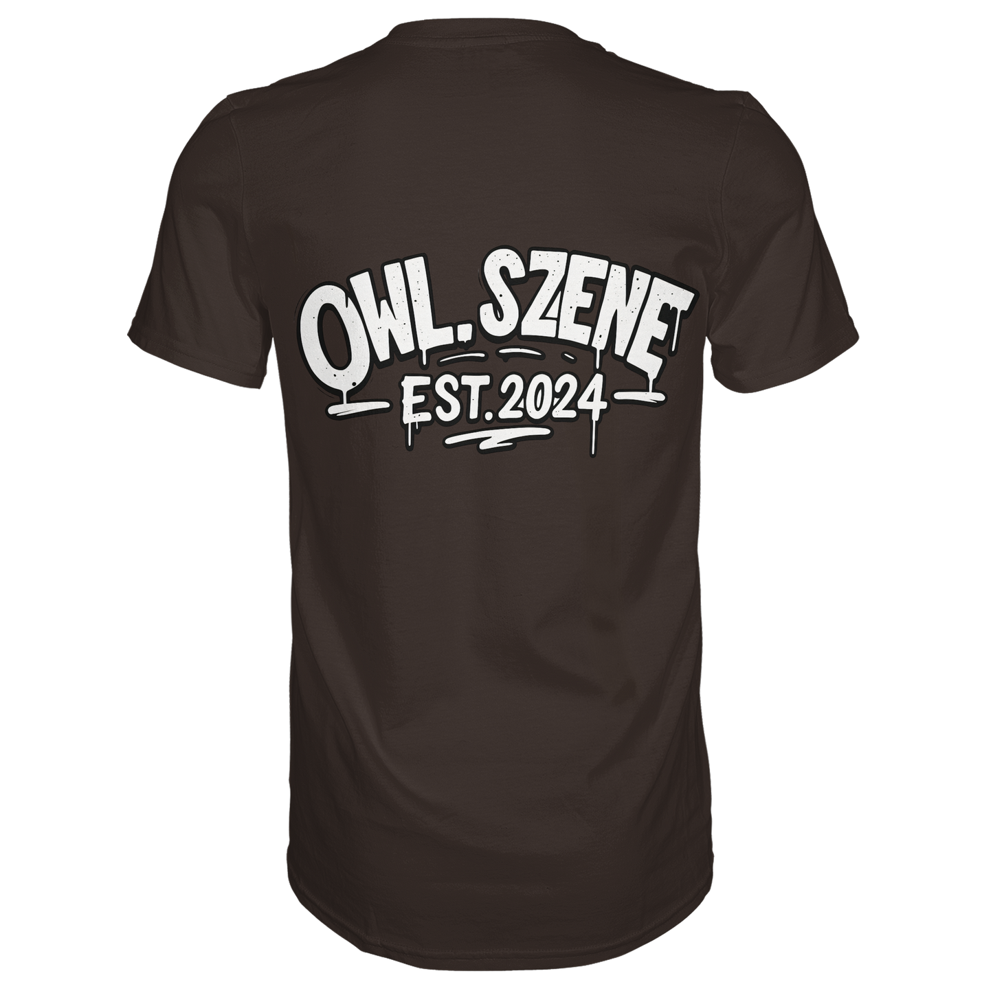 OWL SZENE Premium T-Shirt – mit Backprint