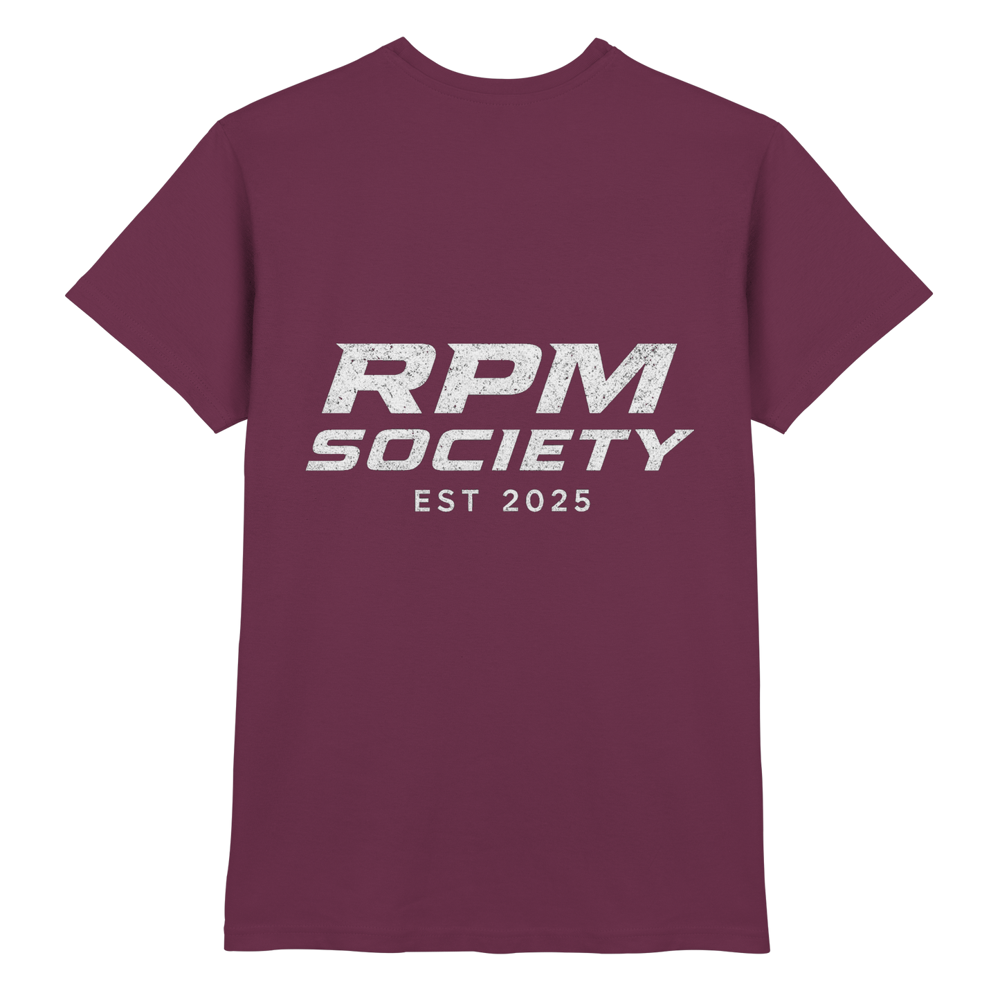 RPM Premium T-Shirt – mit Backprint