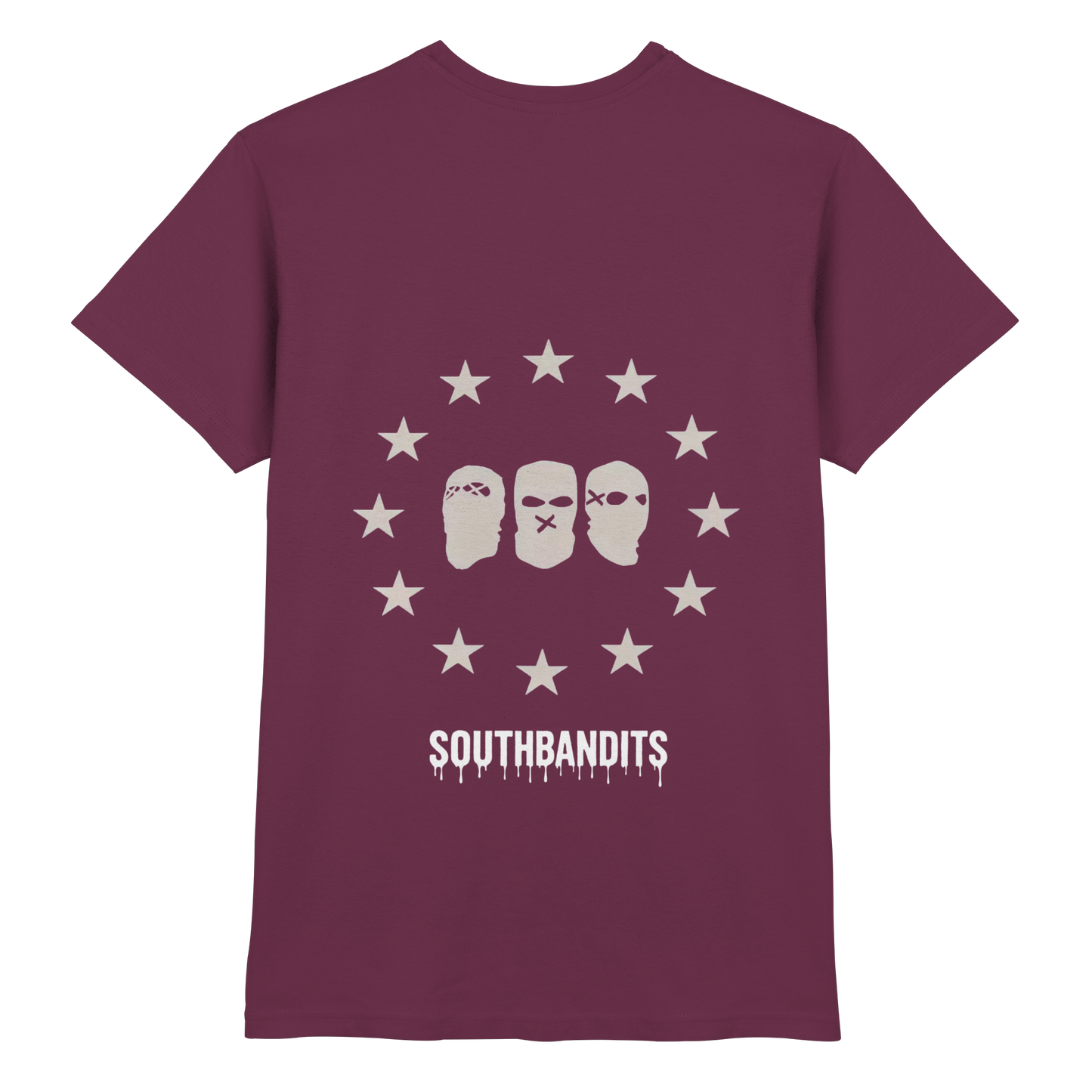 SOUTHBANDITS Premium T-Shirt – Schwarzes Streetwear Shirt mit Masken-Logo