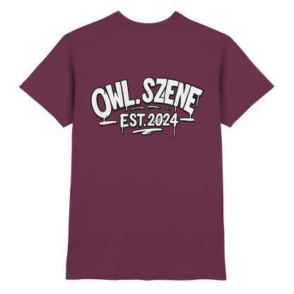 OWL SZENE Premium T-Shirt – mit Backprint