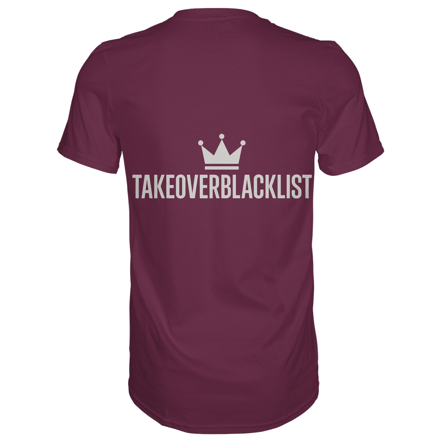 TAKEOVERBLACKLIST Premium T-Shirt – mit Backprint