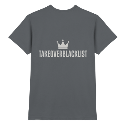 TAKEOVERBLACKLIST Premium T-Shirt – mit Backprint