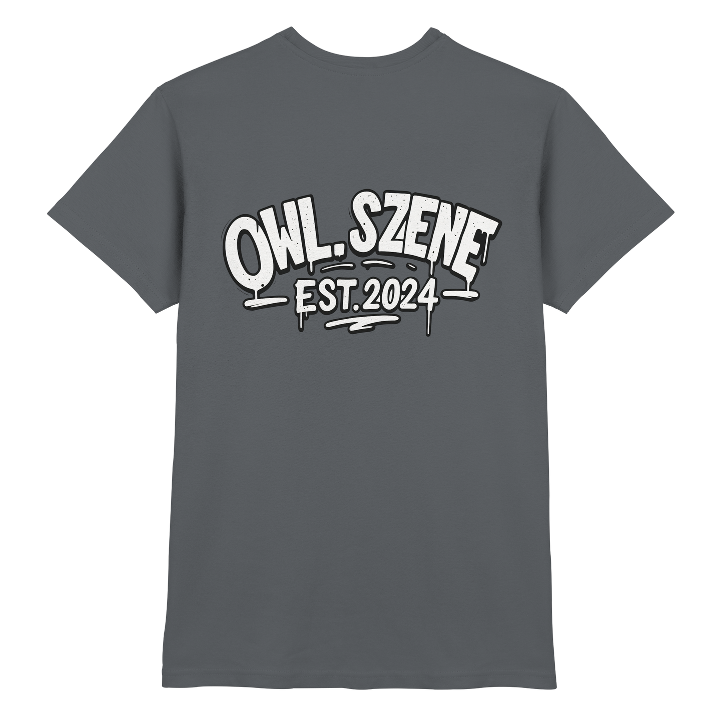 OWL SZENE Premium T-Shirt – mit Backprint