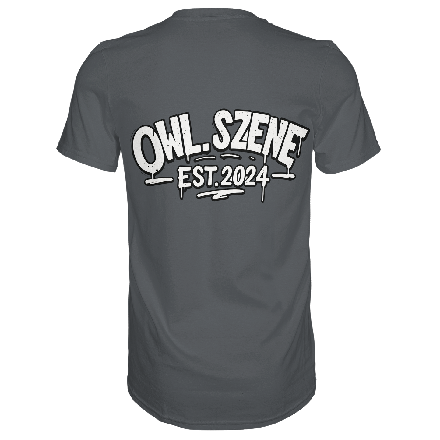 OWL SZENE Premium T-Shirt – mit Backprint