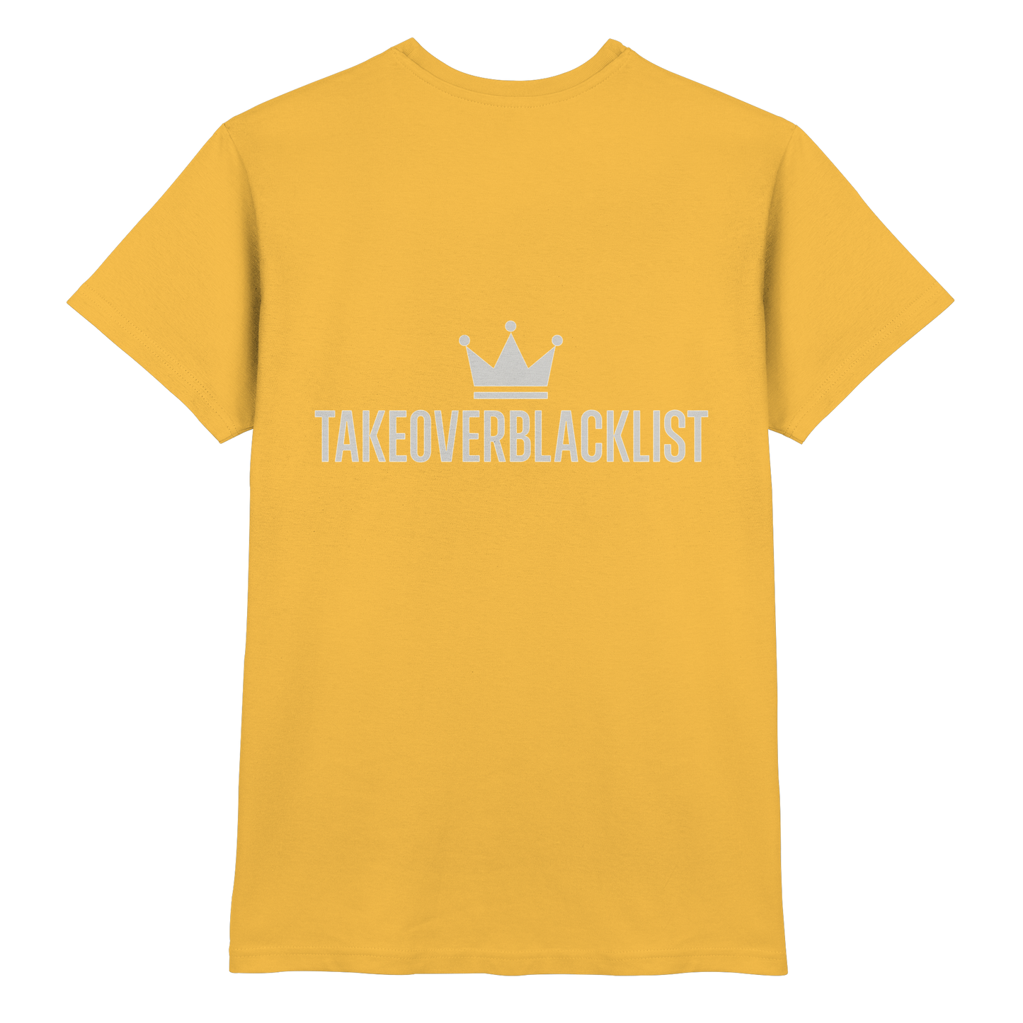 TAKEOVERBLACKLIST Premium T-Shirt – mit Backprint