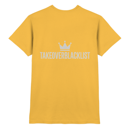 TAKEOVERBLACKLIST Premium T-Shirt – mit Backprint