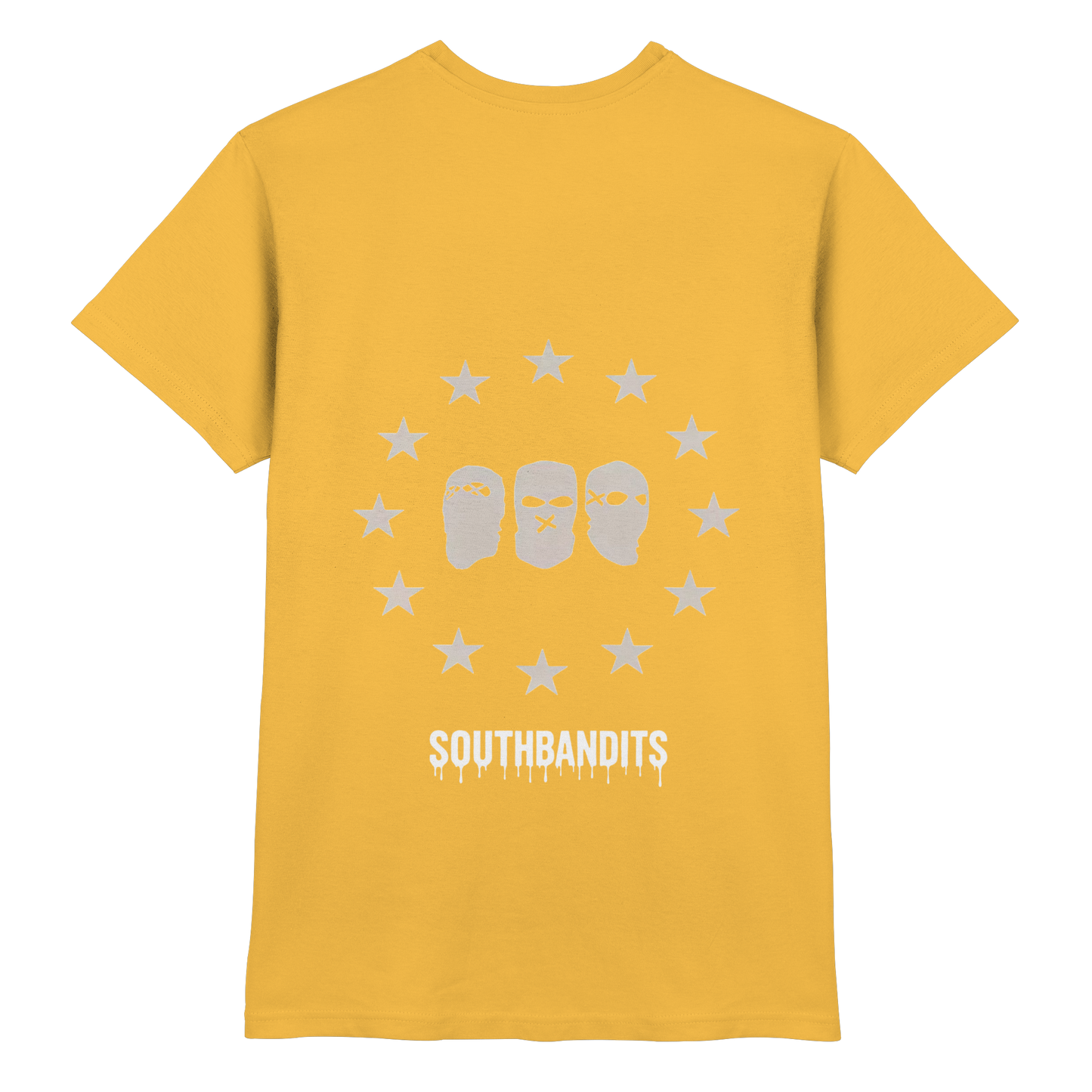 SOUTHBANDITS Premium T-Shirt – Schwarzes Streetwear Shirt mit Masken-Logo