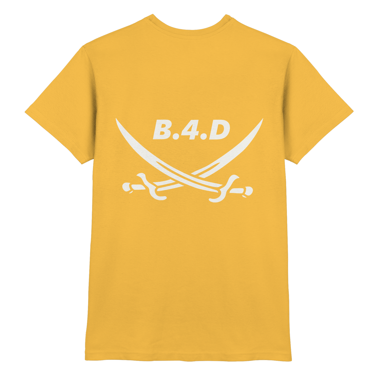 B.4.D Premium T-Shirt – mit Backprint