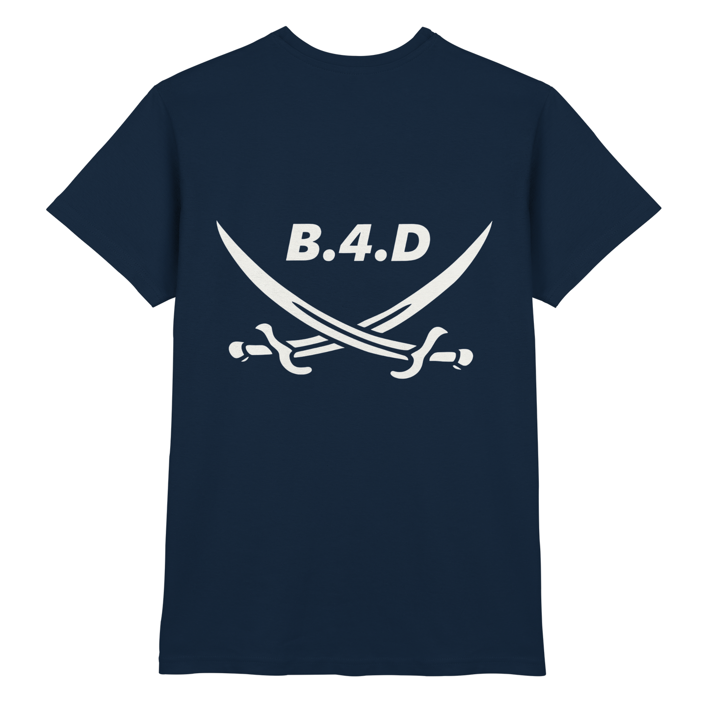 B.4.D Premium T-Shirt – mit Backprint