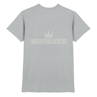 TAKEOVERBLACKLIST Premium T-Shirt – mit Backprint
