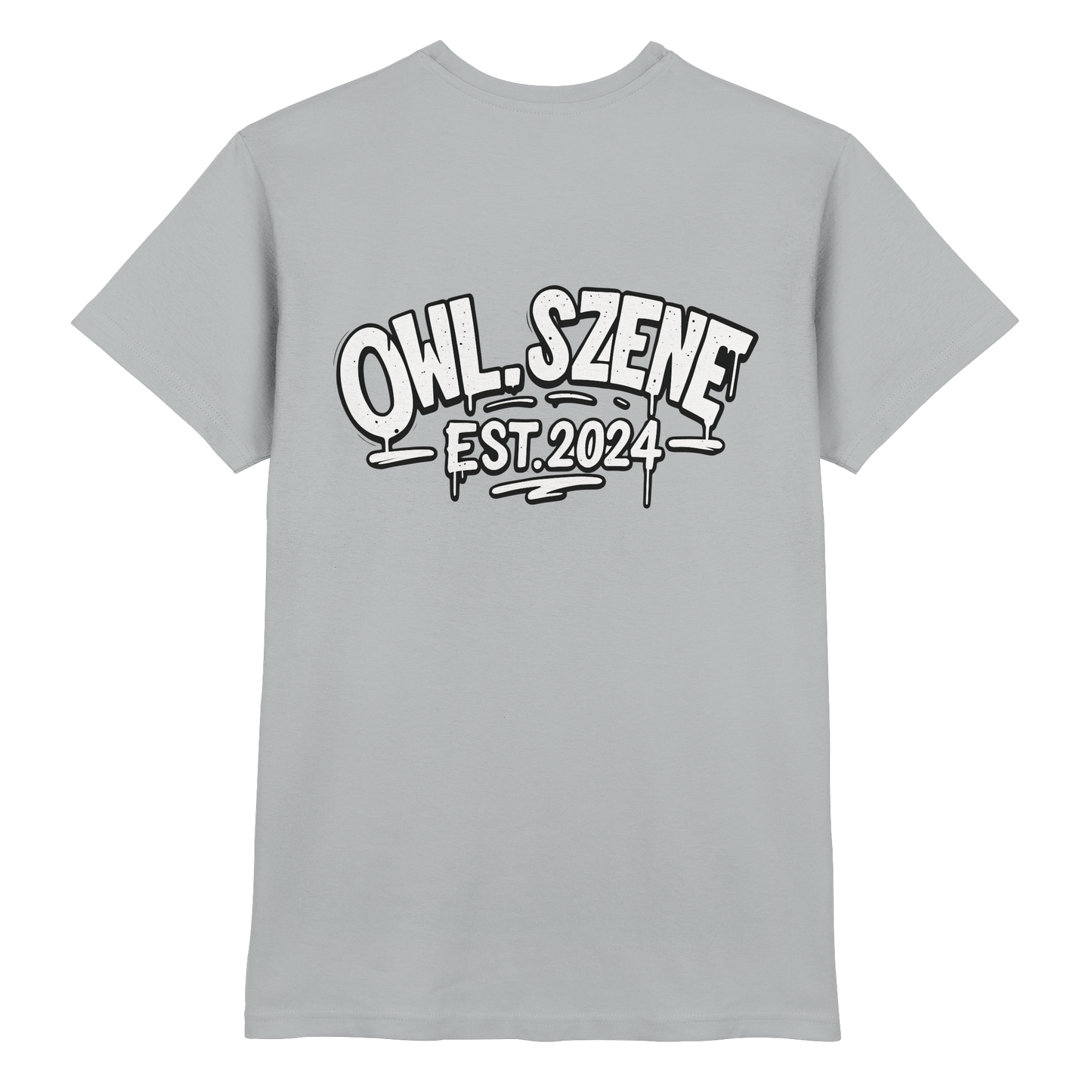 OWL SZENE Premium T-Shirt – mit Backprint