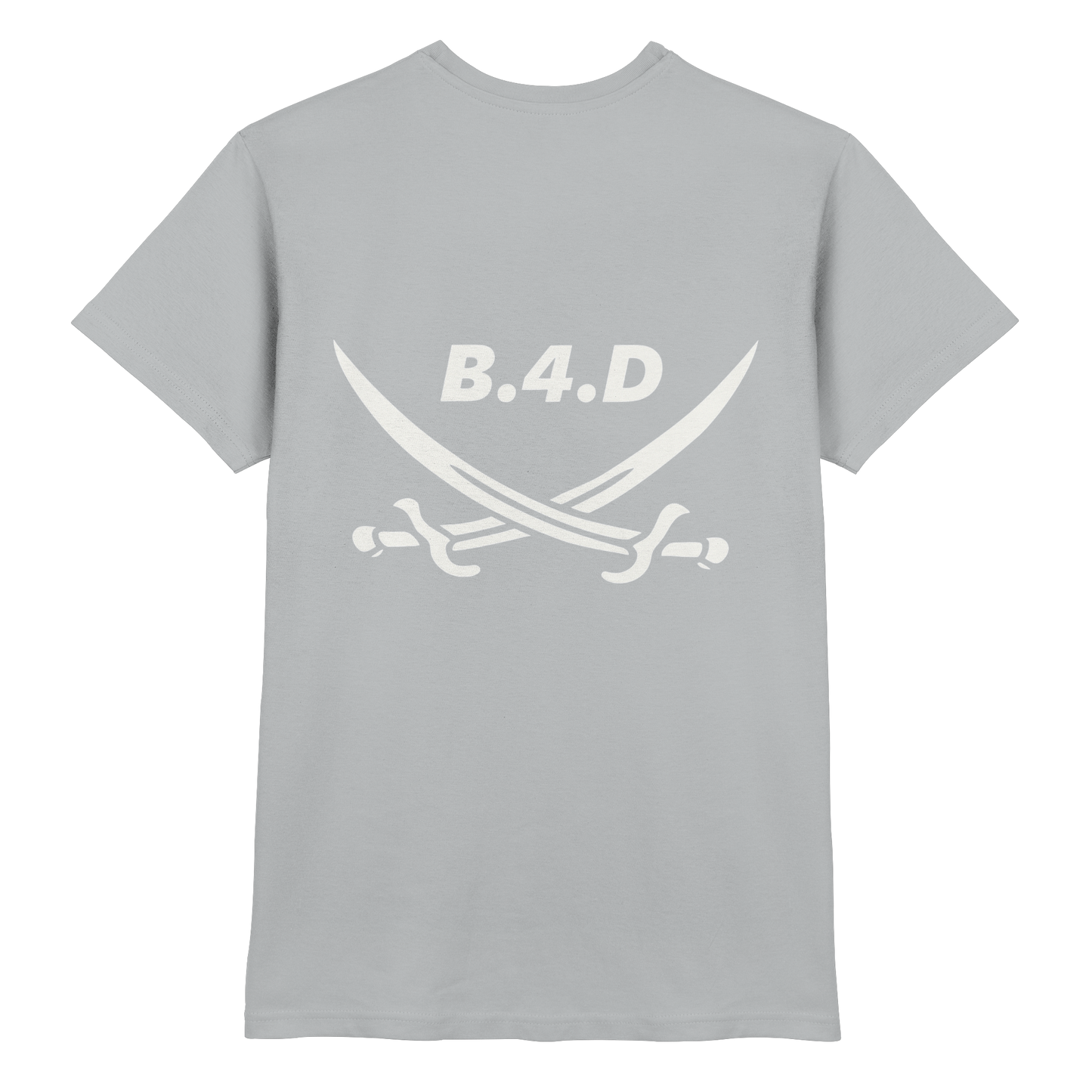 B.4.D Premium T-Shirt – mit Backprint