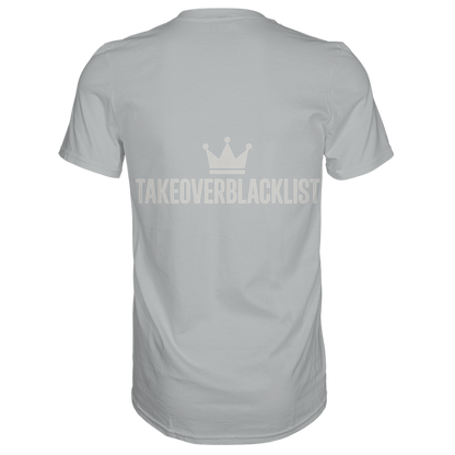 TAKEOVERBLACKLIST Premium T-Shirt – mit Backprint