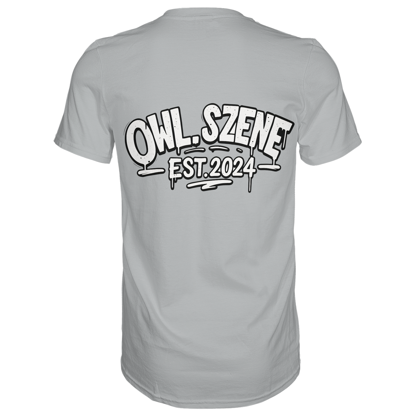 OWL SZENE Premium T-Shirt – mit Backprint