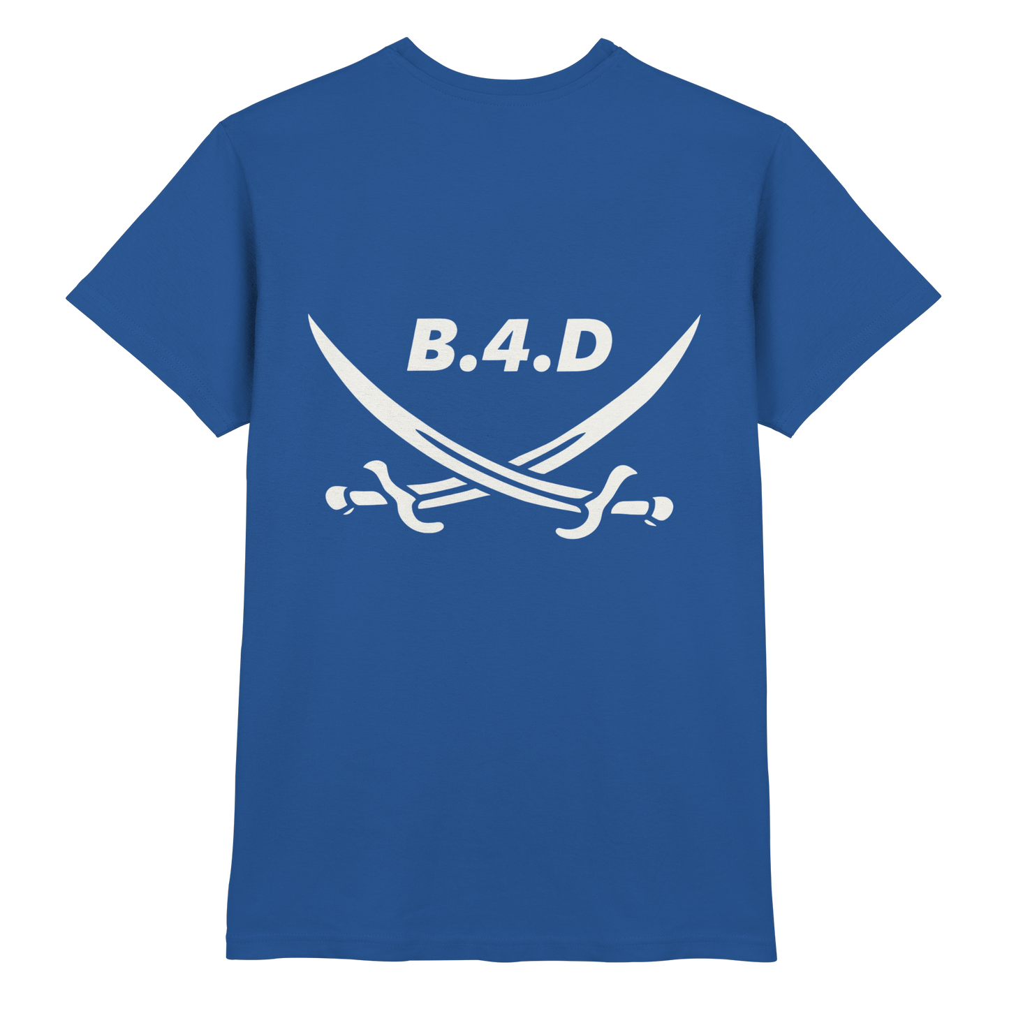 B.4.D Premium T-Shirt – mit Backprint