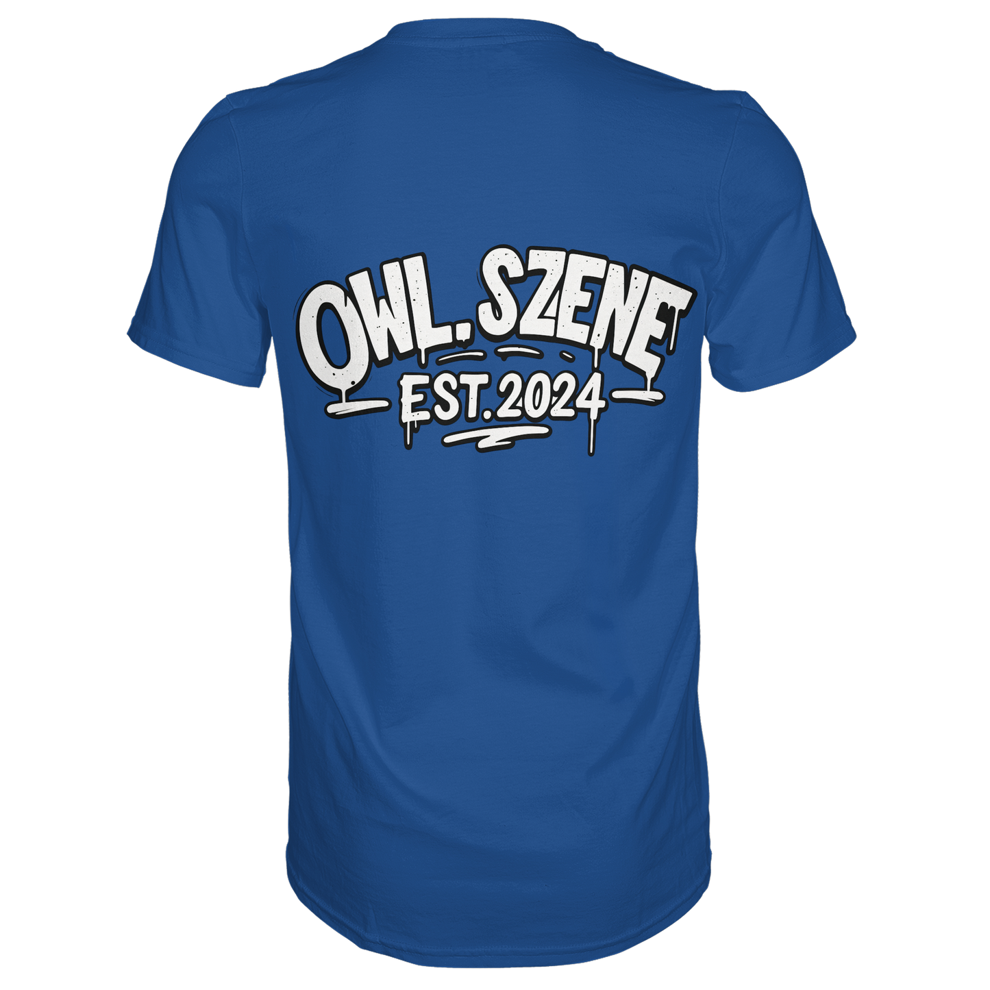 OWL SZENE Premium T-Shirt – mit Backprint