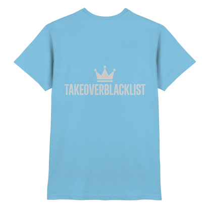 TAKEOVERBLACKLIST Premium T-Shirt – mit Backprint