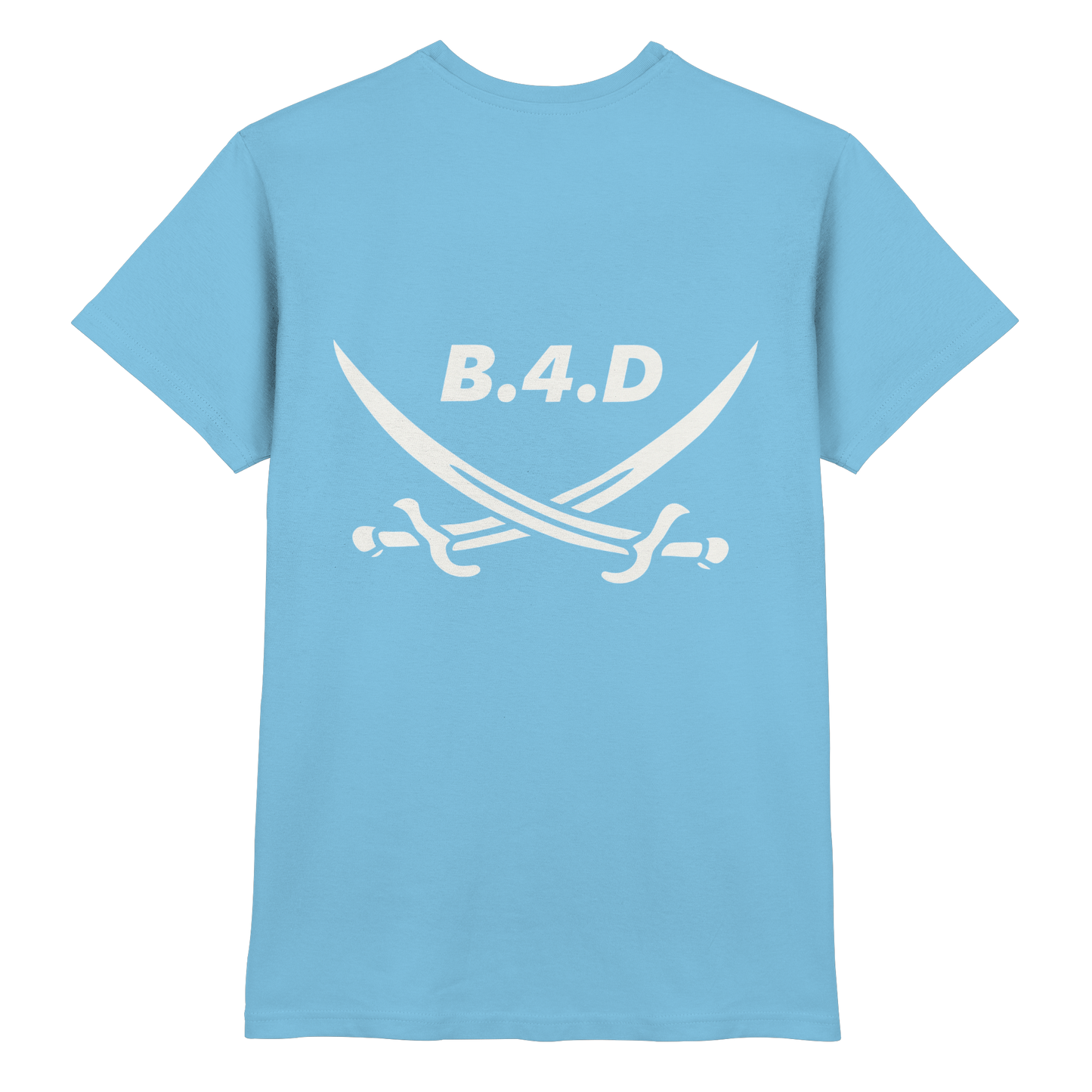 B.4.D Premium T-Shirt – mit Backprint