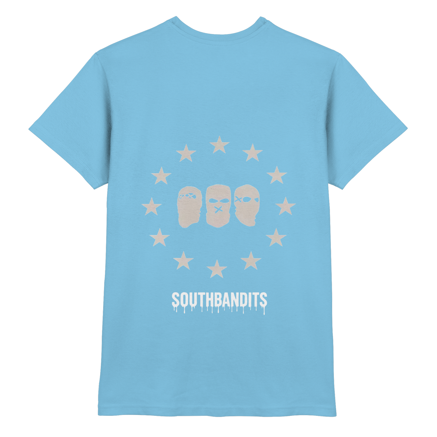 SOUTHBANDITS Premium T-Shirt – Schwarzes Streetwear Shirt mit Masken-Logo