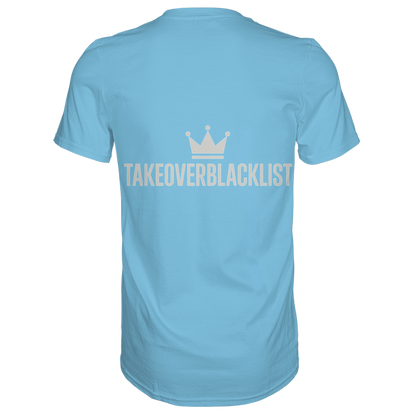 TAKEOVERBLACKLIST Premium T-Shirt – mit Backprint