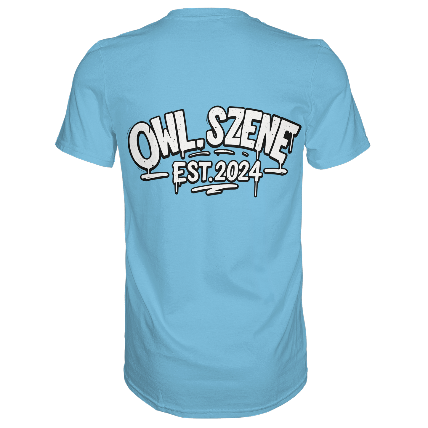 OWL SZENE Premium T-Shirt – mit Backprint