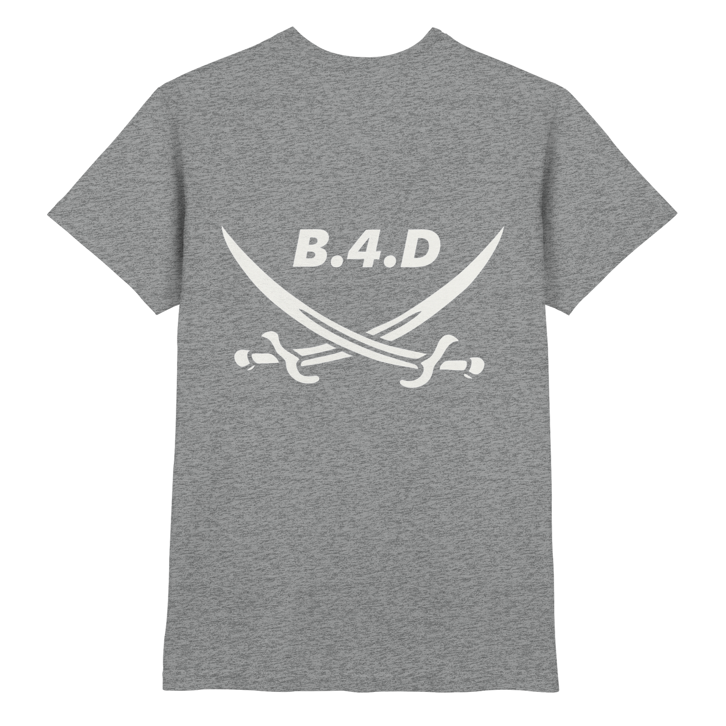 B.4.D Premium T-Shirt – mit Backprint
