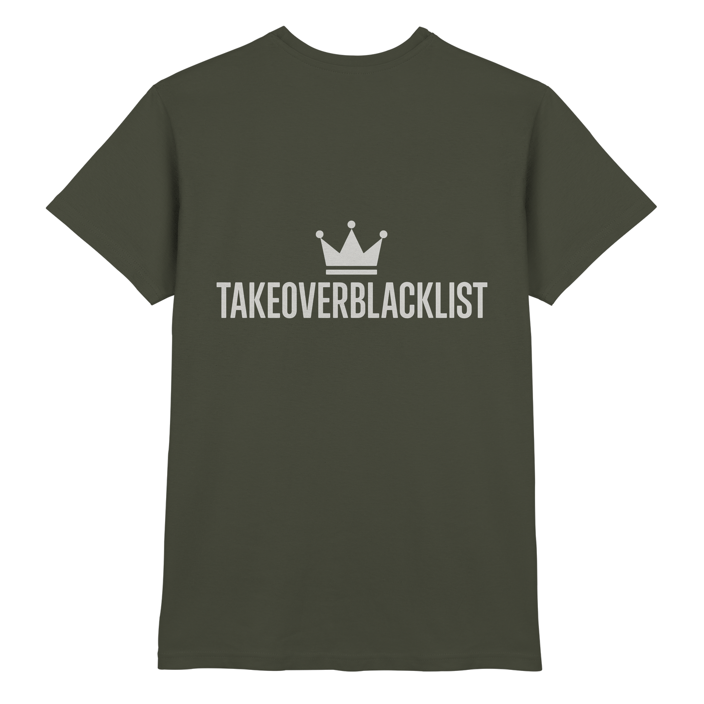 TAKEOVERBLACKLIST Premium T-Shirt – mit Backprint