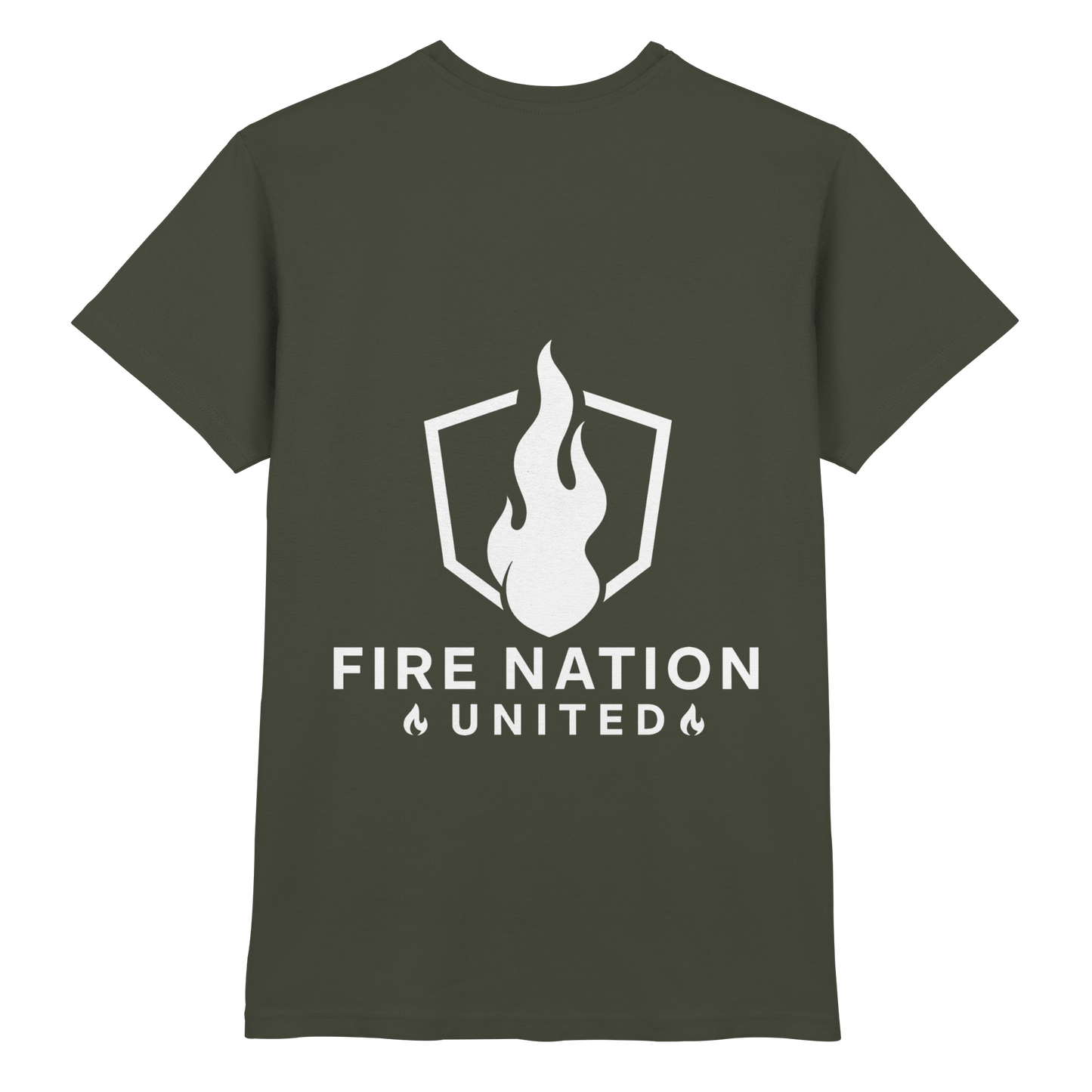 FireNation Premium T-Shirt – mit Backprint