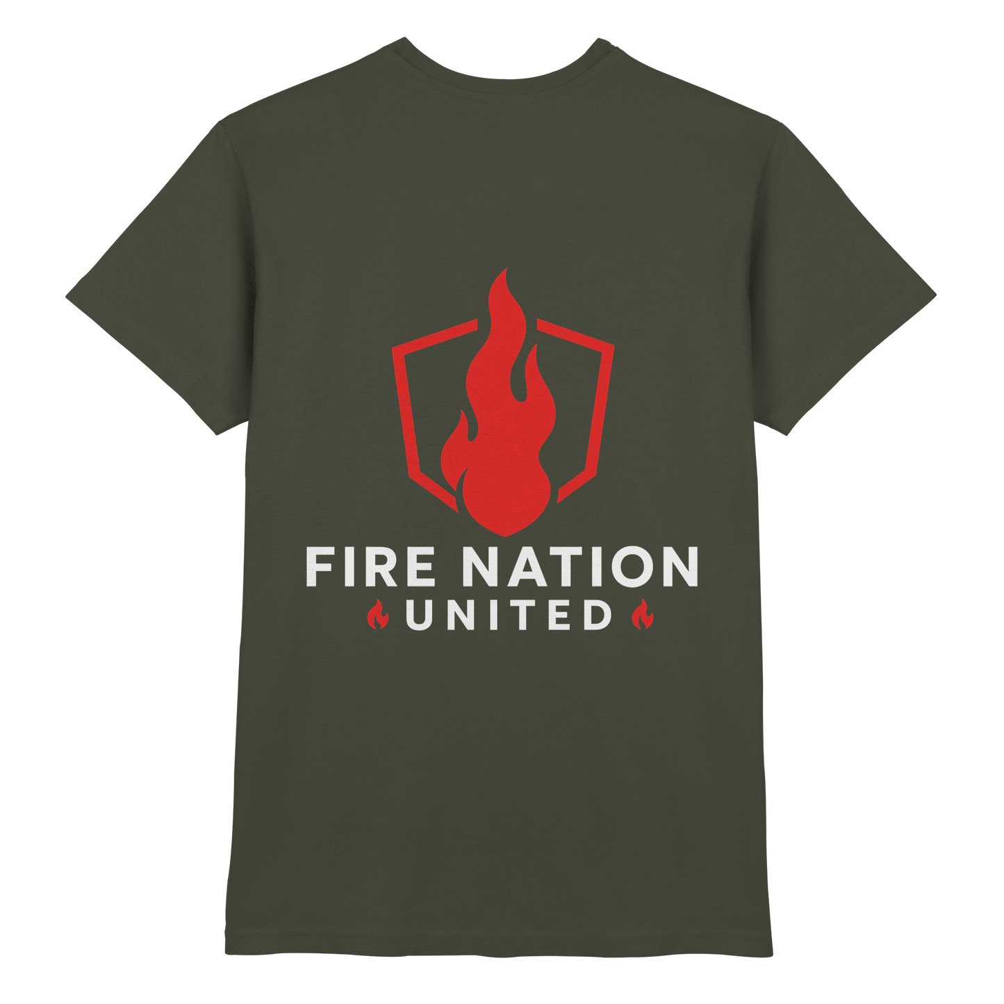 FireNation Premium T-Shirt – mit Backprint