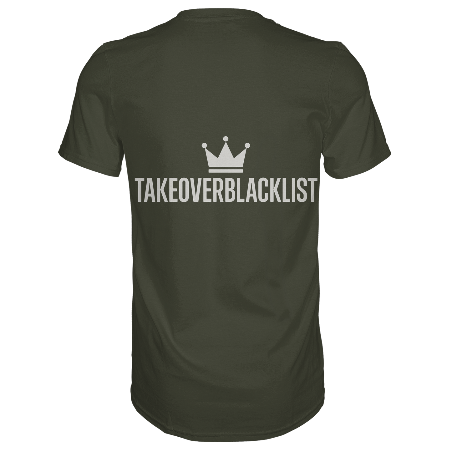 TAKEOVERBLACKLIST Premium T-Shirt – mit Backprint