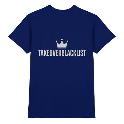 TAKEOVERBLACKLIST Premium T-Shirt – mit Backprint