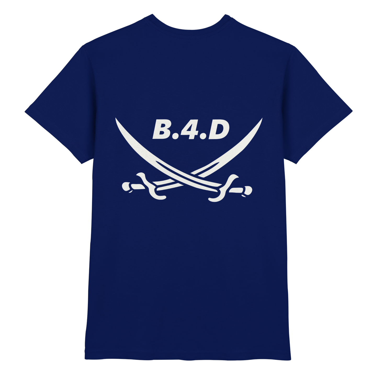 B.4.D Premium T-Shirt – mit Backprint