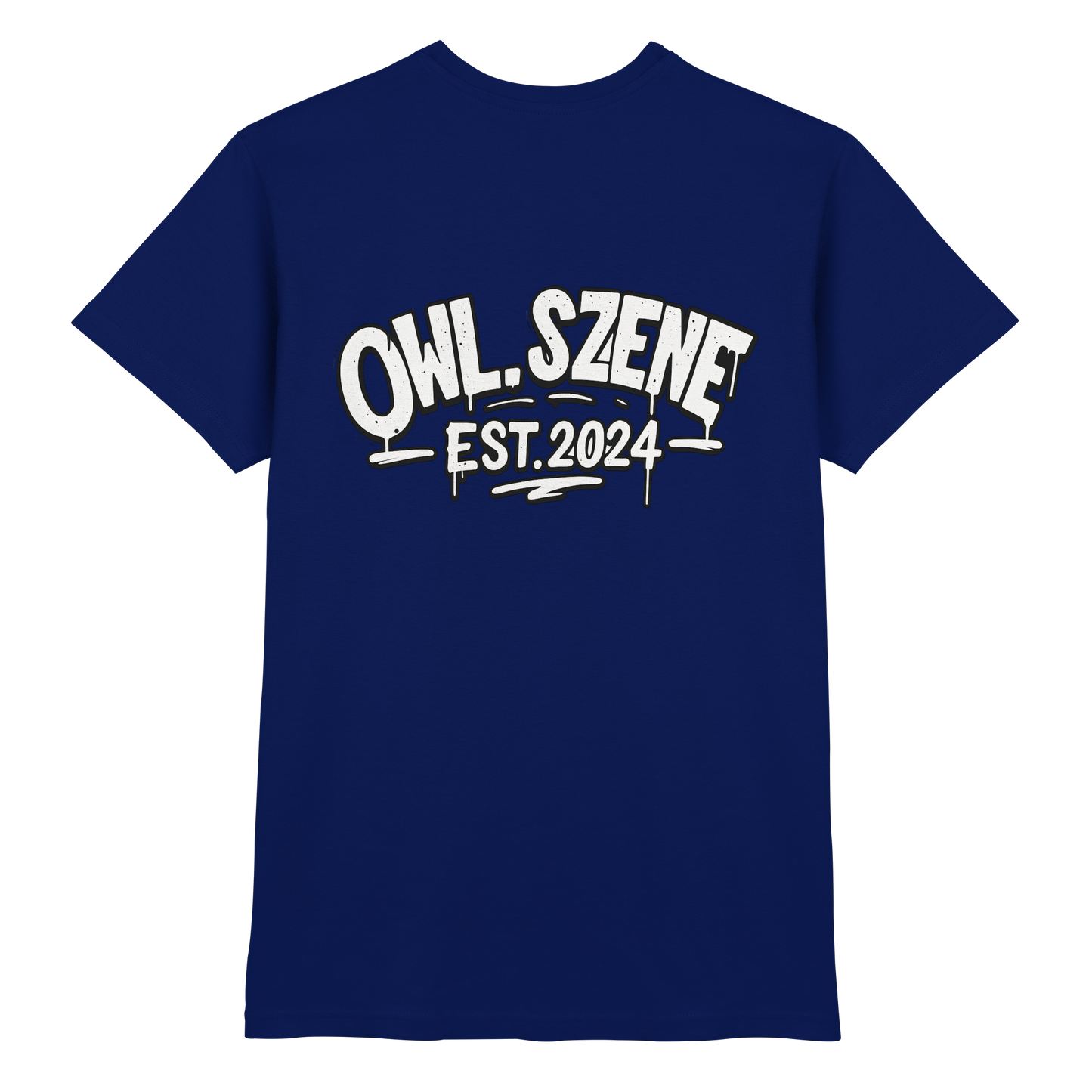 OWL SZENE Premium T-Shirt – mit Backprint