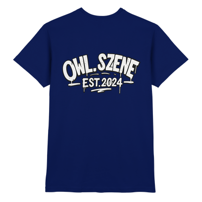 OWL SZENE Premium T-Shirt – mit Backprint