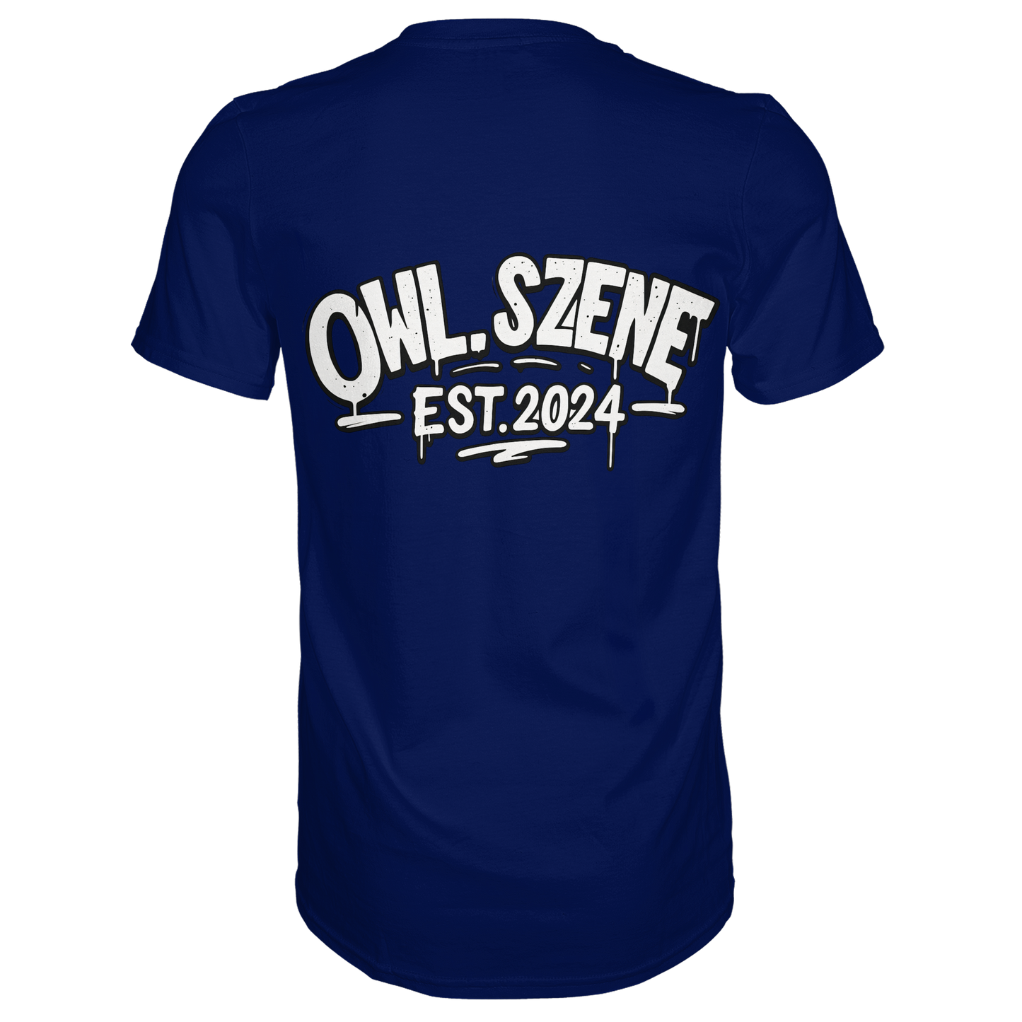 OWL SZENE Premium T-Shirt – mit Backprint