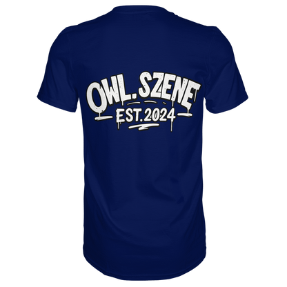 OWL SZENE Premium T-Shirt – mit Backprint