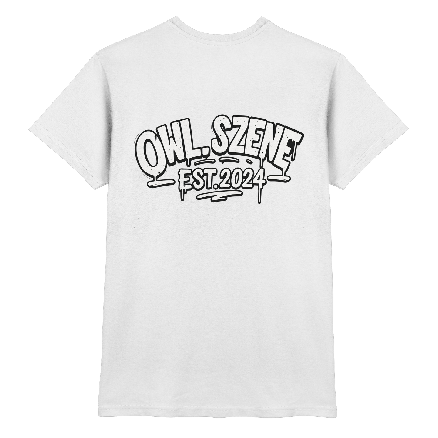 OWL SZENE Premium T-Shirt – mit Backprint